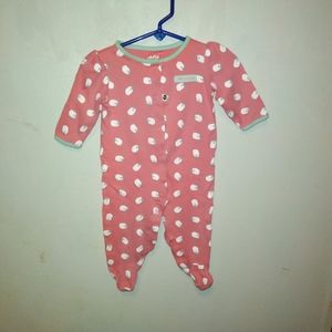 One piece footed outfit